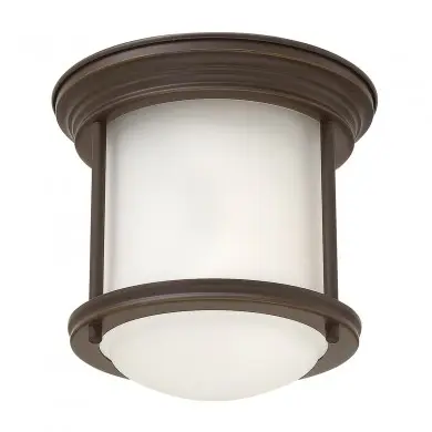 Plafonnier Salle de Bain Hadrian 1x60W E27 Bronze huilé Opale ELS_QN-HADRIAN-MINI-F-OZ-OPAL QN-HADRIAN-MINI-F-OZ-OPAL Plafonnier Salle de Bain Hadrian 1x60W E27 Bronze huilé Opale ELSTEAD LIGHTING QN-HADRIAN-MINI-F-OZ-OPAL