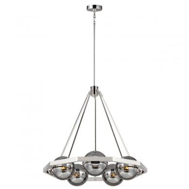 Suspension Boule Harper 5x60W E14 Nickel Poli ELSTEAD LIGHTING QN-HARPER5