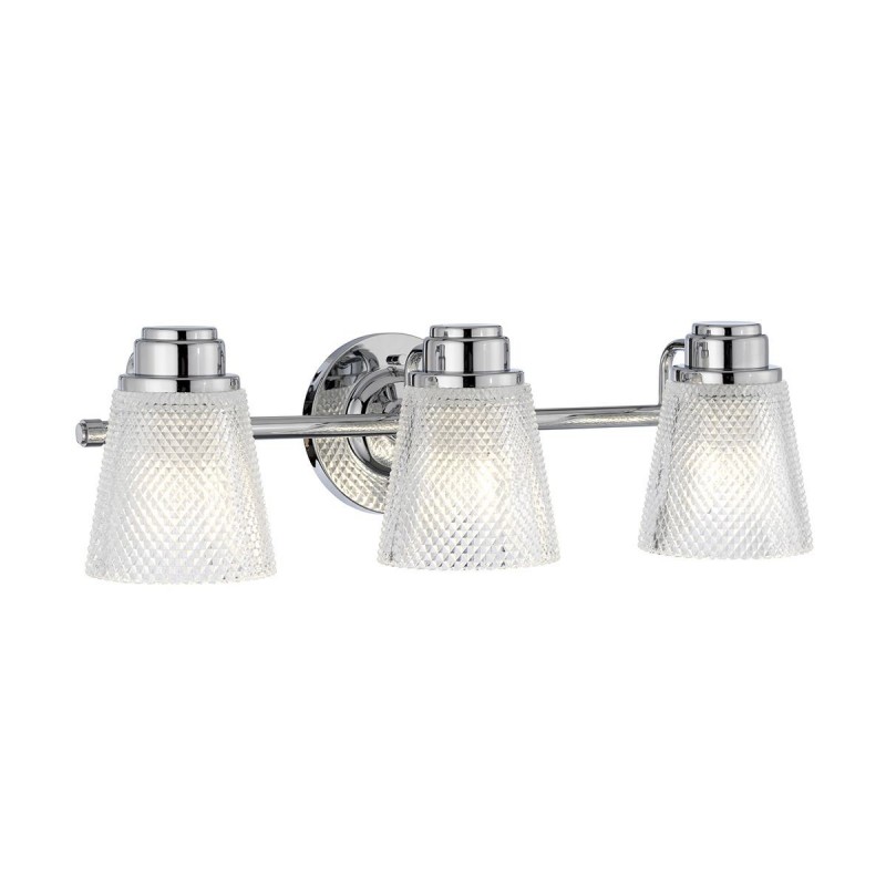 Applique Salle de Bain Hudson 3x3,5W G9 Chromé Poli ELSTEAD LIGHTING QN-HUDSON3-BATH