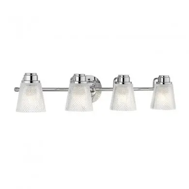 Applique Salle de Bain Hudson 4x3,5W G9 Chromé Poli ELSTEAD LIGHTING QN-HUDSON4-BATH