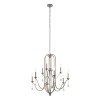 Lustre Karlee 9x60W E14 Etain ELSTEAD LIGHTING QN-KARLEE9