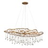Suspension Laguna 8x40W E14 Or bruni ELSTEAD LIGHTING QN-LAGUNA-8P