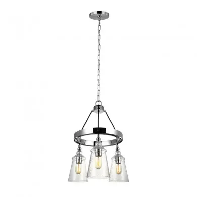 Suspension Loras 3x60W E27 Chromé ELSTEAD LIGHTING QN-LORAS3