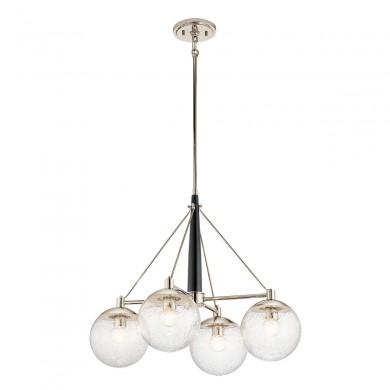 Suspension Marilyn 4x60W E27 Nickel Poli ELS_QN-MARILYN4 QN-MARILYN4 Suspension Marilyn 4x60W E27 Nickel Poli ELSTEAD LIGHTING QN-MARILYN4