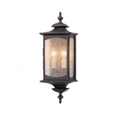 Applique Murale Market Square 2x60W E14 Bronze huilé ELSTEAD LIGHTING QN-MARKET-SQUARE-M