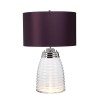 Lampe Milne 1x60W E27 + 1x7W GU10 LED Nickel Poli Aubergine ELSTEAD LIGHTING QN-MILNE-TL-AUB