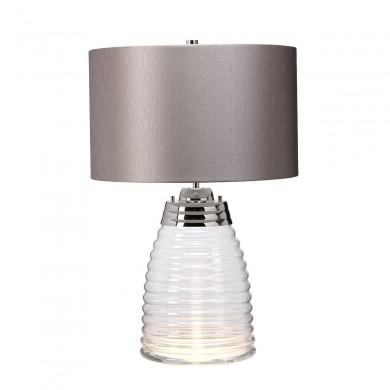 Lampe Milne 1x60W E27 + 1x7W GU10 LED Nickel Poli Gris ELSTEAD LIGHTING QN-MILNE-TL-GREY
