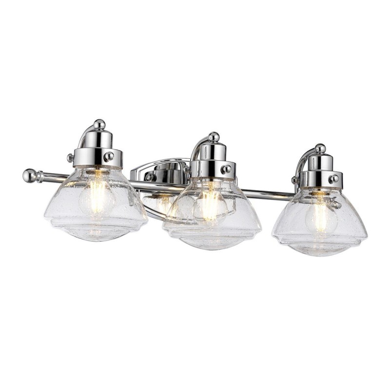 Applique Salle de Bain Scholar 3x60W E27 Chromé Poli ELSTEAD LIGHTING QN-SCHOLAR3