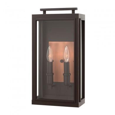 Applique Extérieur Murale Sutcliffe 2x60W E14 Bronze huilé Cuivre ELSTEAD LIGHTING QN-SUTCLIFFE-M-OZ