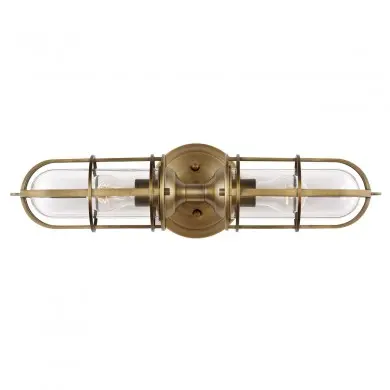 Applique Salle de Bain Urban Restoration 2x60W E27 Laiton antique foncé ELSTEAD LIGHTING QN-URBANREST2