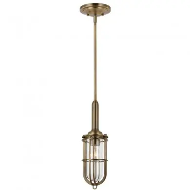 Suspension Urban Restoration 1x60W E27 Laiton antique foncé ELSTEAD LIGHTING QN-URBANREST-MP