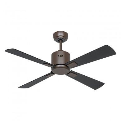 Ventilateur de Plafond Eco Neo III 103cm Bronze Noir Teck WiFi CASAFAN 949101