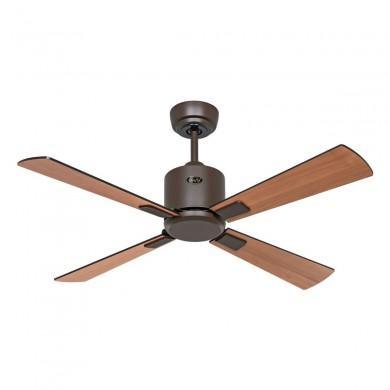 Ventilateur de Plafond Eco Neo III 103cm Bronze Noir Teck WiFi CASAFAN 949101