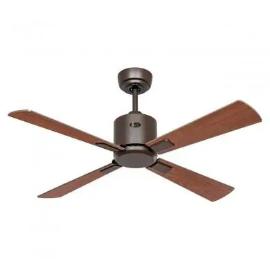Ventilateur de Plafond Eco Neo III 103cm Bronze Noyer Cerisier WiFi CASAFAN 949111