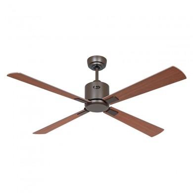 Ventilateur de Plafond Eco Neo III 132cm Bronze Noyer Cerisier WiFi CASAFAN 949212