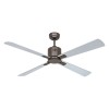 Ventilateur de Plafond Eco Neo III 132cm Bronze Wengé Argenté CASAFAN 949242