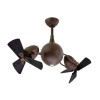 Ventilateur de Plafond Acqua 93cm Bronze Noir ATLAS FAN AQ-TB-WDBK