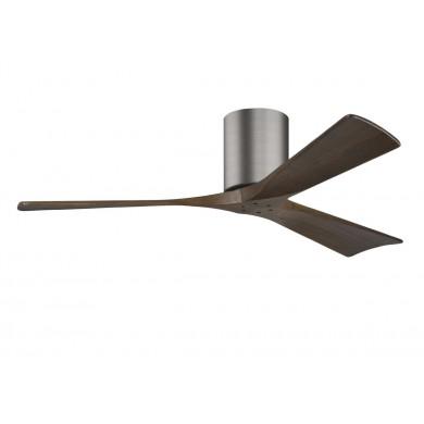 Ventilateur de Plafond Irene-3H 132cm Etain Noyer ATLAS FAN IR3H-BP-WA-52