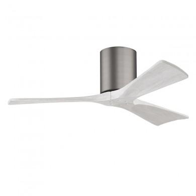 Ventilateur de Plafond Irene-3H 107cm Etain Blanc ATLAS FAN IR3H-BP-MWH-42