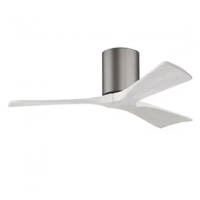 Ventilateur de Plafond Irene-3H 107cm Etain Blanc ATLAS FAN IR3H-BP-MWH-42