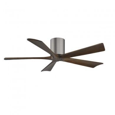 Ventilateur Plafond Irene-5H 132cm Etain Noyer ATLAS FAN IR5H-BP-WN-52