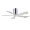 Ventilateur Plafond Irene-5H 107cm Chromé Poli Blanc ATLAS FAN IR5H-CR-MWH-42