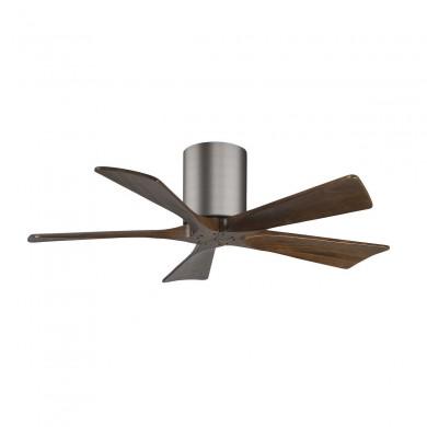 Ventilateur Plafond Irene-5H 107cm Etain Noyer ATLAS FAN IR5H-BP-WN-42