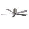 Ventilateur Plafond Irene-5H 132cm Etain Bois Vieilli ATLAS FAN IR5H-BP-BW-52