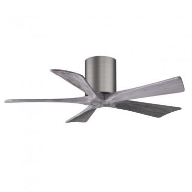 Ventilateur Plafond Irene-5H 107cm Etain Bois Vieilli ATLAS FAN IR5H-BP-BW-42