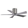 Ventilateur Plafond Irene-5H 107cm Etain Bois Vieilli ATLAS FAN IR5H-BP-BW-42