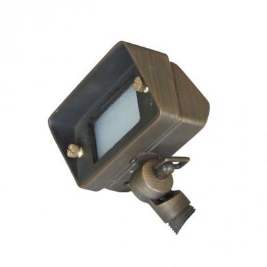 Projecteur Bronze LED 2x1 2W Bronze vieilli GARDEN ZONE gzbronze10