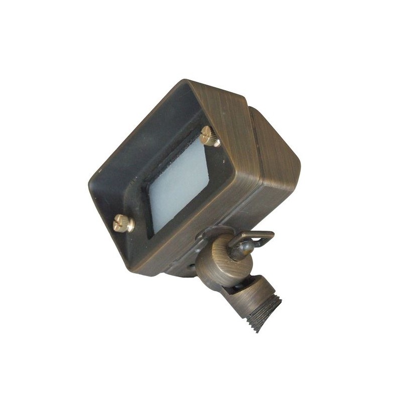 Projecteur Bronze LED 2x1 2W Bronze vieilli GARDEN ZONE gzbronze10