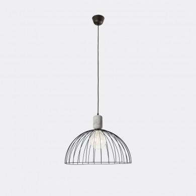 Suspension Contrast 60W Ciment Noir H1935 LD_00-6414-DC-05 00-6414-DC-05 Suspension Contrast 60W Ciment Noir H1935 LEDS C4 00-6414-DC-05