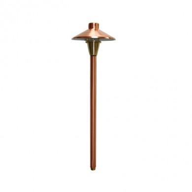 Borne eclairage exterieur Bronze LED 1x1 2W Cuivre et Or GARDEN ZONE gzbronze20