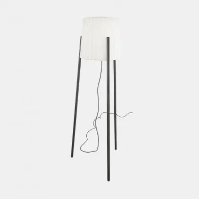 Lampadaire Barcino 100W Gris urbain Blanc LEDS C4 55-9880-Z5-M1