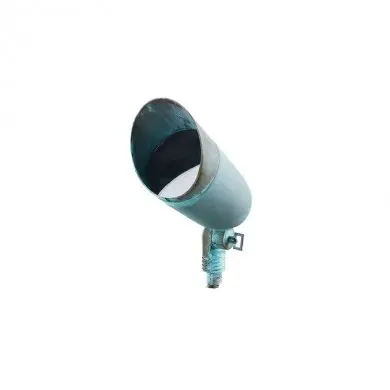 Projecteur Spot Bronze LED H 22cm 3x1W Vert de Gris GARDEN ZONE gzbronze8