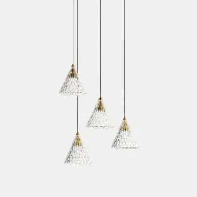 Suspension Veneto 22,5W Blanc Sablé LEDS C4 15-7591-14-DO