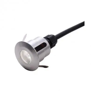 Spot Encastrable Exterieur Fusion LED 1x1 6W Argent GARDEN ZONE gzfusion11