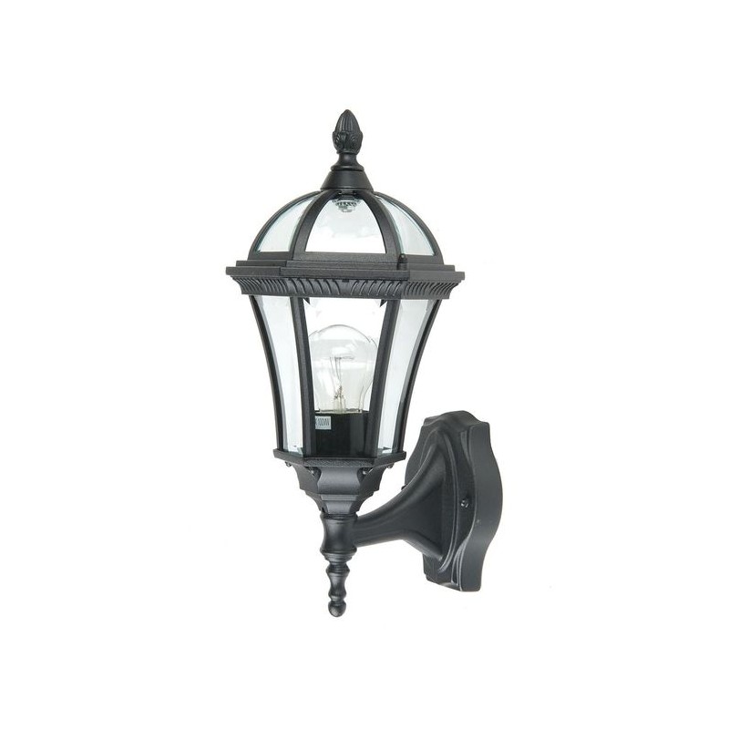 Applique murale extérieur Ledbury 1x100W Noir GARDEN ZONE gzhlb1