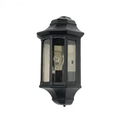 Applique murale extérieur Newbury 1x60W Noir GARDEN ZONE gzhnb7