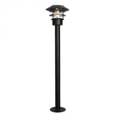Borne Exterieur Helsingor Noir 1x60W E27 H1000mm ELSTEAD LIGHTING HELSINGOR BOL BK