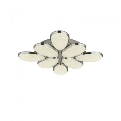 Plafonnier Plat Lori 6,35W LED Gris Chrome SEARCHLIGHT 6218-8CC