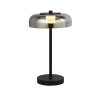 Lampe Frisbee 10W LED Noir Fumé SEARCHLIGHT EU59801-1SM