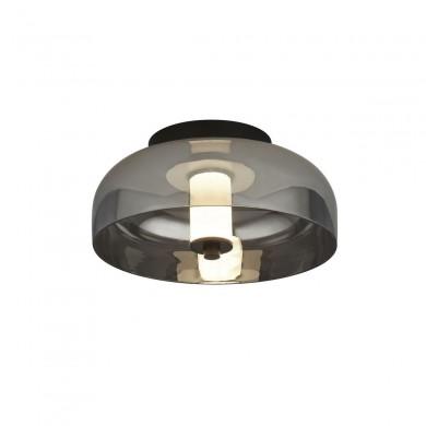 Plafonnier Plat Frisbee 10W LED Noir Fumé SEARCHLIGHT 59804-1SM