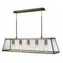 Suspension Voyager 5x60W E27 Laiton