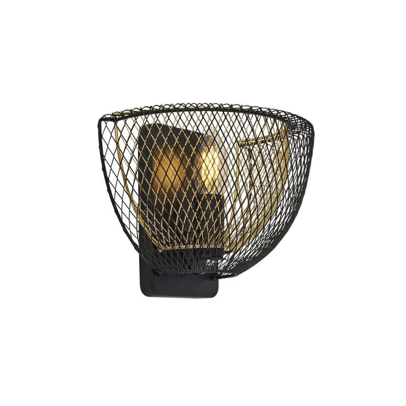 Applique Murale Honeycomb 1x60W E14 Noir Or SEARCHLIGHT 6842BGO