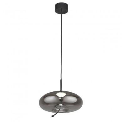 Suspension Lisbon 6W LED Verre Noir Fumé L310 SEARCHLIGHT 75131-1SM