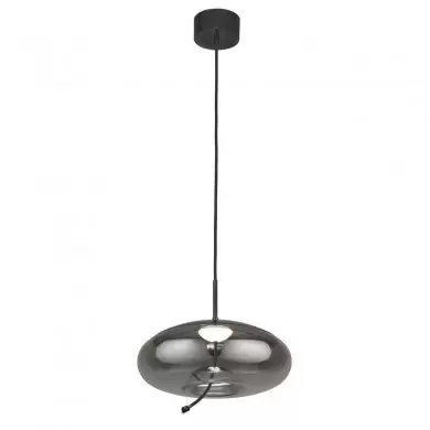 Suspension Lisbon 6W LED Verre Noir Fumé L310 SEARCHLIGHT 75131-1SM