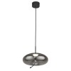 Suspension Lisbon 6W LED Verre Noir Fumé L310 SEARCHLIGHT 75131-1SM