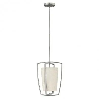 Suspension Blakely 1x100W Argent HINKLEY hkblakelypbn